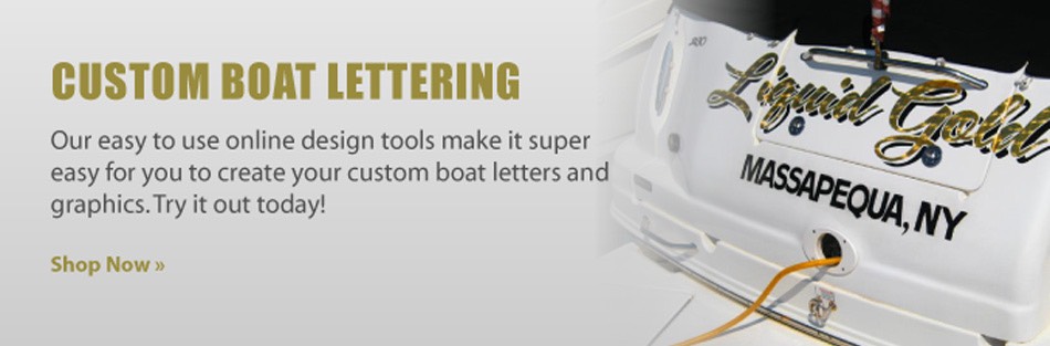 Shop for boat lettering