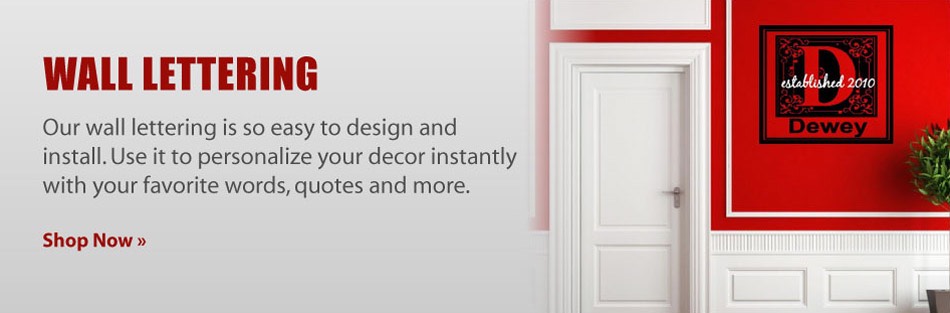 Buy Wall Lettering